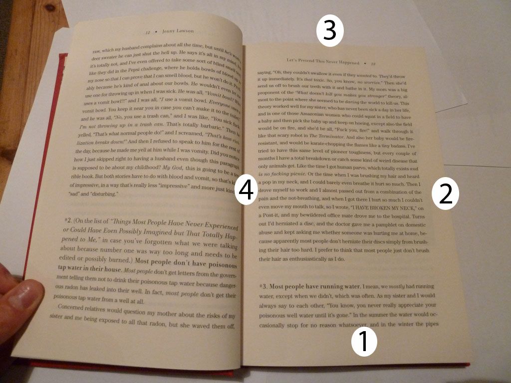 running heads Books and stuff